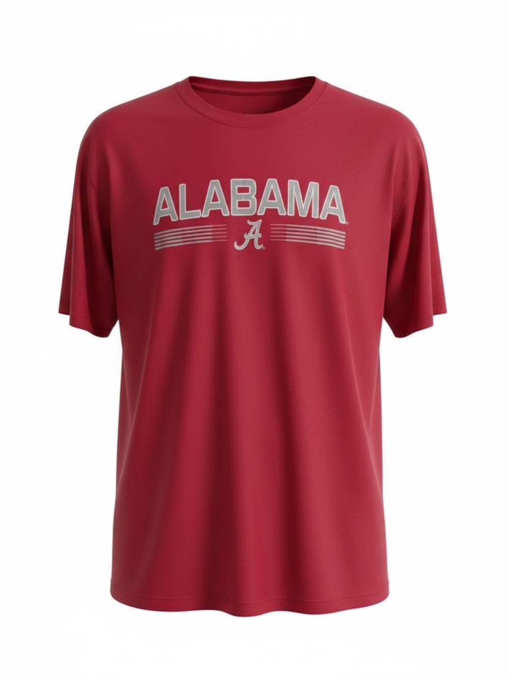 Alabama Short-Sleeve Crewneck Shirt in Crimson